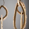 Close-up detail of two Hermes I Lighting Jewels from a zoomed perspective.