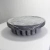 Large soapstone centerpiece on a white background from the Embrace collection.