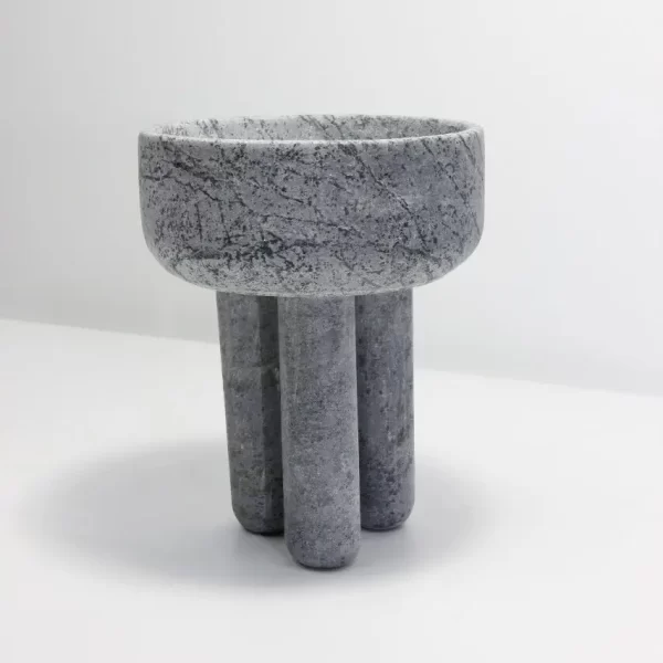 Small soapstone bowl on a white background from the Embrace collection.