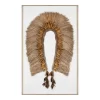 Headdress, Indigenous Natural Fiber, Patacho Against White Background
