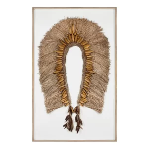 Headdress, Indigenous Natural Fiber, Patacho Against White Background