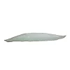 HLM0507 Pearl-finished Organic Leaf Centerpiece, exuding iridescent beauty for high-end interior decor.