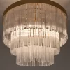 Full view of Selenite chandelier Grand London displaying its impressive scale and architectural design.